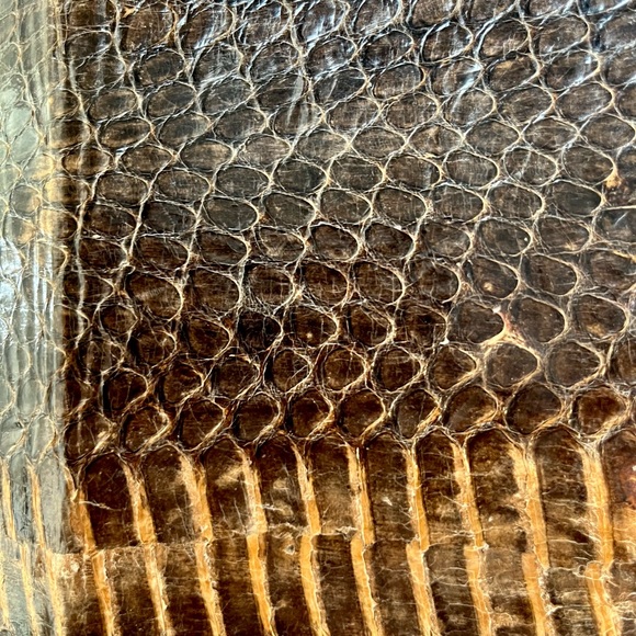 ❗️Sold❗️Vintage 20s Python Wallet Billfold - Picture 10 of 11